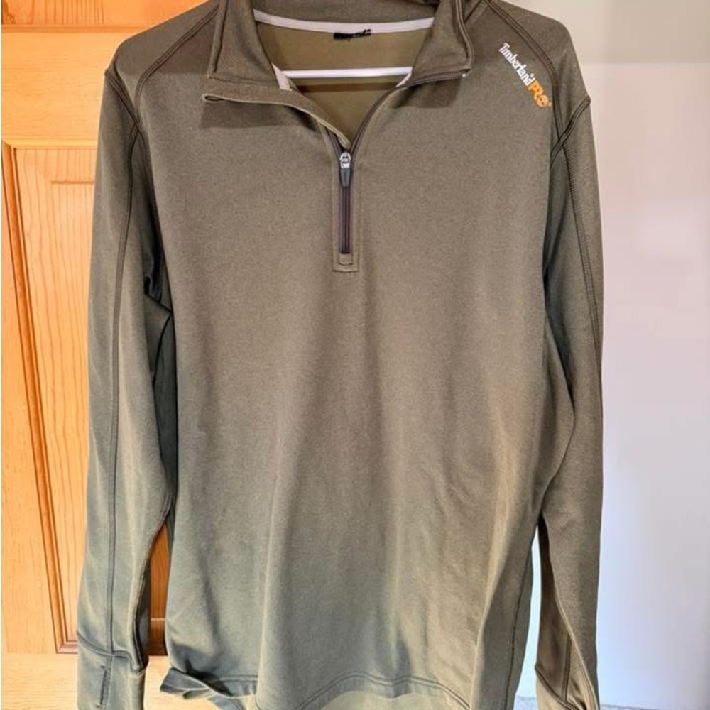 Timberland PRO Green Quarter-Zip Pullover